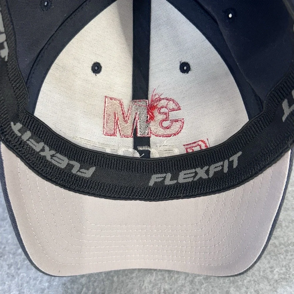3M Scott Flexfit Baseball Cap Hat Navy Red White Port Authority S/M